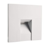 Deko-Light Abdeckung eckig weiß für Alwaid, 75mm 930482