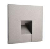 Deko-Light Abdeckung eckig grau für Alwaid, 75mm 930483