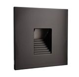 Deko-Light Abdeckung eckig schwarz Stufe für Alwaid, schwarz, 75mm 930487