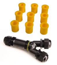 Deko-Light Outdoor Multi Y-Verbinder für 3 Kabel 4-14 mm, 3 Adern 930573