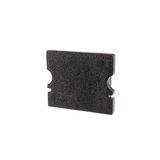 Deko-Light Endkappe P-AU-02-12 Set 2 Stk, Schwarz, 18mm 978062