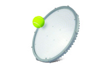 Dotlux 3643-050120FB LED-Hallenstrahler LIGHTSHOWERevo-ball 135W 5000K gefrostete Abdeckung ballwurfsicher dimmbar DALI Made in Germany