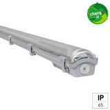 e2 LED Feuchtraum-Wannenleuchte T8 G13 128cm Classic M 18W neutralweiss 4000K IP65 Grau