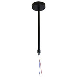e2 Deckenhalterung Space² inkl. Kabel Schwarz