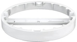 e2 Aufbaurahmen für Einbaupanel Style R 225 rund Weiß Ø22,5cm