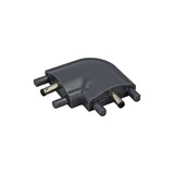e2 Lichtleiste Link Eckverbinder Schwarz