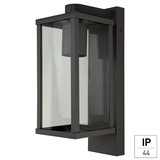 e2 Außenwandleuchte Tara E27 IP44 Anthrazit Aluminium 29x16cm