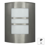 e2 Außenwandleuchte Polis E27 IP44 Aluminium Stahl 26,5x21cm