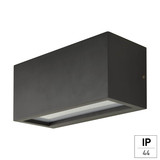 e2 Außenwandleuchte Drago up&down E27 IP44 Anthrazit Aluminium 25x11cm