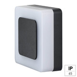 e2 LED Außenwandleuchte Castor 10W neutralweiss 4000K IP65 Anthrazit Aluminium 13,5x13,5cm