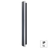 e2 LED Außenwandleuchte Irena 18W neutralweiss 4000K IP54 Anthrazit Edelstahl 100x9cm