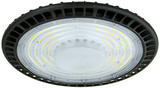 e2 LED Hallenleuchte, Hallenstrahler Slim 150W tageslichtweiss 6500K IP65 Schwarz Aluminium Ø28cm
