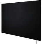 e2 Infrarotheizungen, Infrarot-Heizpaneel Design 600W IP54 Schwarz 100x59,5cm
