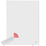 e2 Infrarotheizungen, Infrarot-Heizpaneel Smart & Easy S 500W Fernbedienung App-Steuerung WiFi IP44 Weiß 70x60cm
