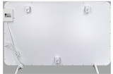 e2 Infrarotheizungen, Infrarot-Heizpaneel Alea L 650W Thermostat Fernbedienung IP44 Weiß 100x60cm