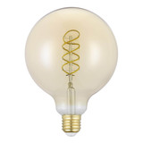 Eglo LED Lampe E27 G125 8W 806lm warmweiss 2700K Amber 110371