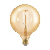 EGLO Vintage Gold E27 LED Globe Lampe G125 4W 1700K extra-warmweiss dimmbar