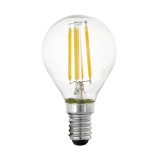 EGLO Filament E14 LED Lampe P45 Tropfen 4W 2700K warmweiss 3-Stufen-dimmbar
