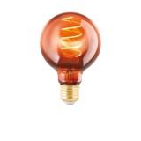 EGLO Vintage Spezial E27 LED Globe Lampe G80 4W 2000K extra-warmweiss dimmbar