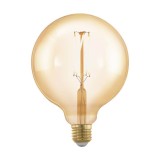 EGLO Vintage Spezial E27 LED Globe Lampe G125 4W 2200K extra-warmweiss 3-Stufen-dimmbar