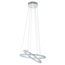 Eglo 31667 Varrazo LED Pendelleuchte 30W 2-Kreise-Design Chrom