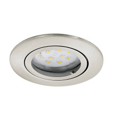 Eglo 31689 Tedo LED Einbauleuchte 3x5W Aluguss nickel-matt