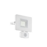 Eglo 33157 FAEDO 3 LED Außen-Wand-/Deckenleuchte 21W Sensor Weiss Tageslichtweiss IP44