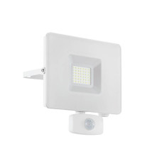 Eglo 33158 FAEDO 3 LED Außen-Wand-/Deckenleuchte 31W Sensor Weiss Tageslichtweiss IP44