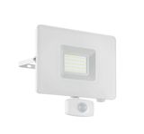 Eglo 33159 FAEDO 3 LED Außen-Wand-/Deckenleuchte 53W Sensor Weiss Tageslichtweiss IP44