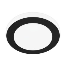 Eglo 33682 LED CARPI LED Wand-/Deckenleuchte 3x3,6W Ø300mm Schwarz Weiss Warmweiss IP44