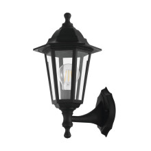 Eglo 33776 DUANERA E27 Außen-Wand-/Deckenleuchte Schwarz IP44