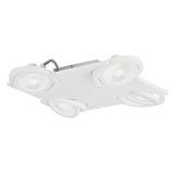 EGLO 39136 BREA LED Spot-Leuchte klar 4x5W 3000K warmweiss