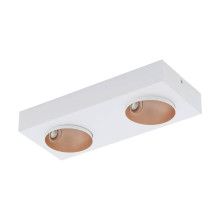 EGLO 39374 RONZANO LED Spot-Leuchte roségold 2x3.3W 3000K warmweiss