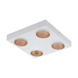 EGLO 39377 RONZANO LED Spot-Leuchte roségold 4x3.3W 3000K warmweiss