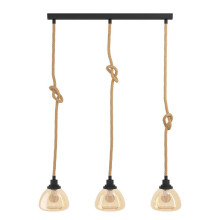 Eglo 43192 RAMPSIDE E27 3-fach Hängeleuchte 895x195mm Schwarz Amber