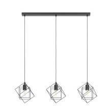 Eglo 43361 STRAITON E27 3-fach Hängeleuchte 905x240mm Schwarz