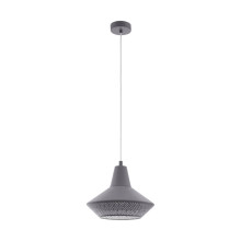 Eglo 49866 Piondro Pendelleuchte E27 grau
