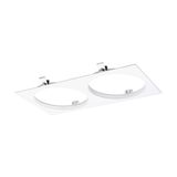 Eglo 60379 IN111/2SQ Einbaurahmen 2 320x165mm Weiss