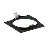 Eglo 60882 IN82SQ Einbaurahmen 1 eckig Schwarz, Chrom