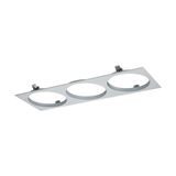 Eglo 60914 IN111/3SQ Einbaurahmen 468x165mm Silber