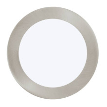 Eglo 64615 FUEVA 1 PRO LED Leuchtspot 10,5W Ø170mm Nickel-Matt Weiss Warmweiss