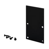 Eglo 67833 SEALZA 1 Enddeckel Struktur Schwarz Eloxiert