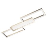 Eglo 75638 FOMENTO LED Wand-/Deckenleuchte 37W 780x260mm Nickel-Matt Weiss Fernbedienung Steuerbare Lichtfarbe Dimmbar