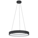 Eglo LED Pendelleuchte Marghera-Z Smart 4-flammig dimmbar 4x 6,5W RGB CCT warm-/tageslichtweiss 2700-6500K Zigbee Schwarz Stahl Ø60cm 900068