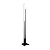 Eglo LED Stehleuchte Fraioli-Z Smart 2-flammig dimmbar 2x 17W RGB CCT warm-/tageslichtweiss 2700-6500K Zigbee Schwarz Aluminium 175,5cm 900082
