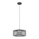 Eglo LED Pendelleuchte Ginestrone-Z Smart dimmbar 22W RGB CCT warm-/tageslichtweiss 2700-6500K Zigbee Schwarz Stahl Ø45cm 900723