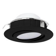 Eglo 900748 PINEDA LED Spotleuchte 5,5W Ø84mm Schwarz warmweiss dimmbar