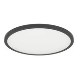 Eglo LED Deckenleuchte Sarsina-Z Smart dimmbar 33,5W CCT warm-/tageslichtweiss 2700-6500K Zigbee Schwarz Aluminium Stahl Ø45cm 900761