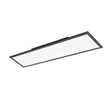 Eglo LED Deckenleuchte Salobrena 1 33W neutralweiss 4000K Schwarz Aluminium Stahl 120x30cm 900821
