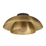 Eglo Deckenleuchte Cenciara E27 Schwarz Messing-gebürstet Gold Stahl Ø40cm 900848